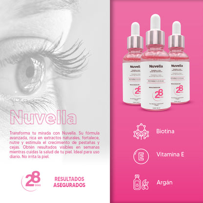 NUVELLA-SÉRUM PARA PESTAÑAS Y CEJAS